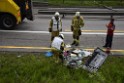 VU Gefahrgut LKW umgestuerzt A 4 Rich Koeln Hoehe AS Gummersbach P311